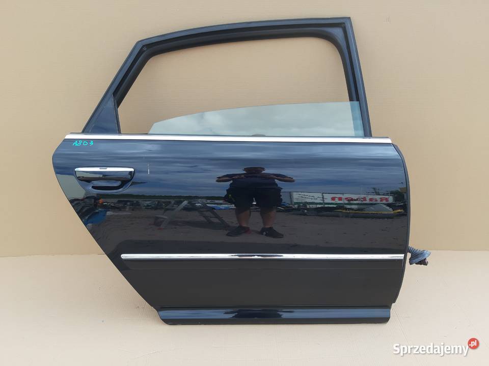 AUDI A8 D3 LONG DRZWI PRAWY TYŁ SZYBA WIĄZKA