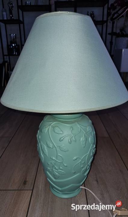Lampa Ceramiczna Stołowa Ceramika i szkło wielkopolskie Wola Podłężna