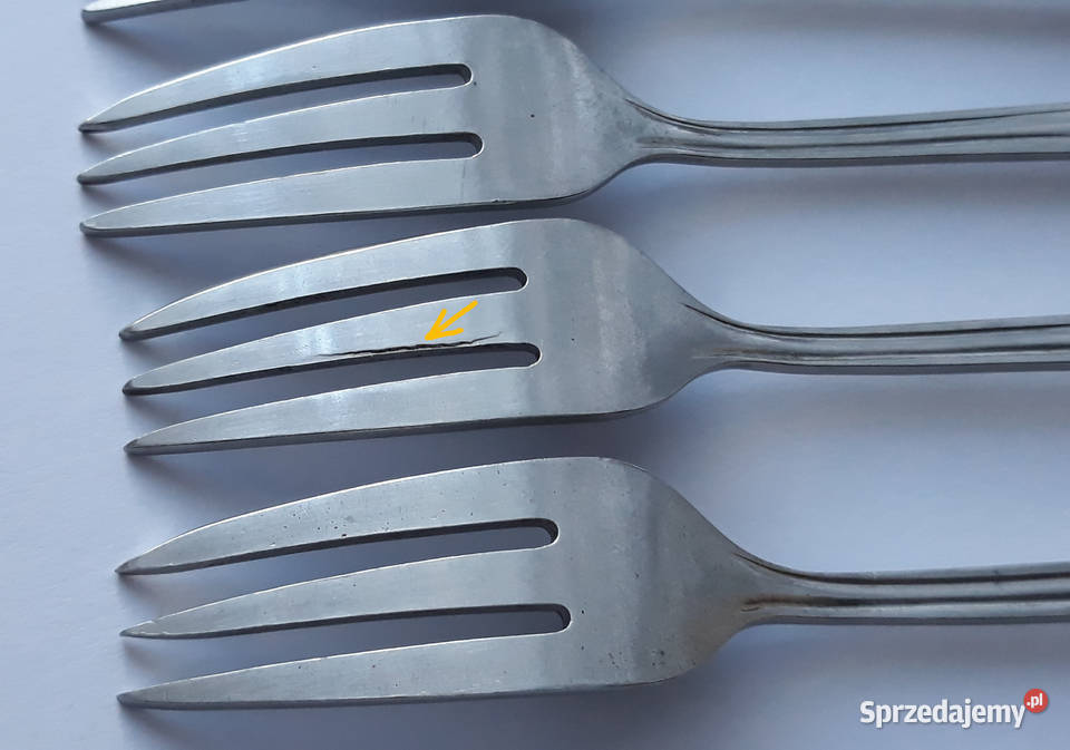 Widelczyki deserowe SATURN Hefra sztućce PRL Dąbrowa Górnicza