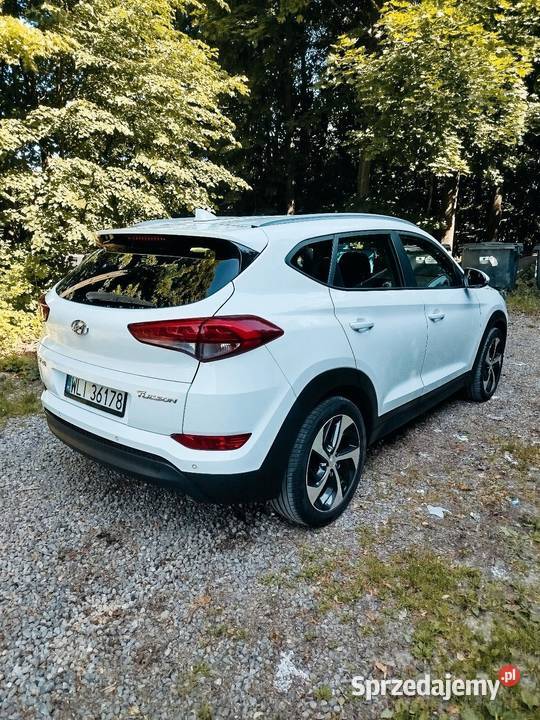 Hyundai Tucson biały mazowieckie Sienno