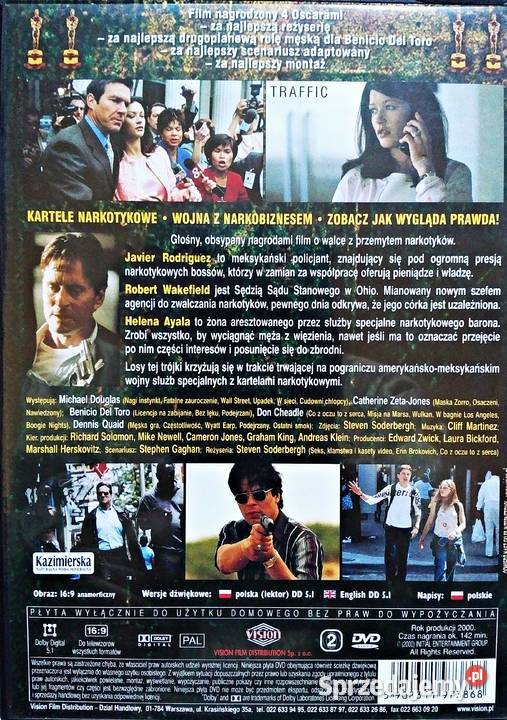 TRAFFIC MICHAEL DOUGLAS Filmy Kalisz