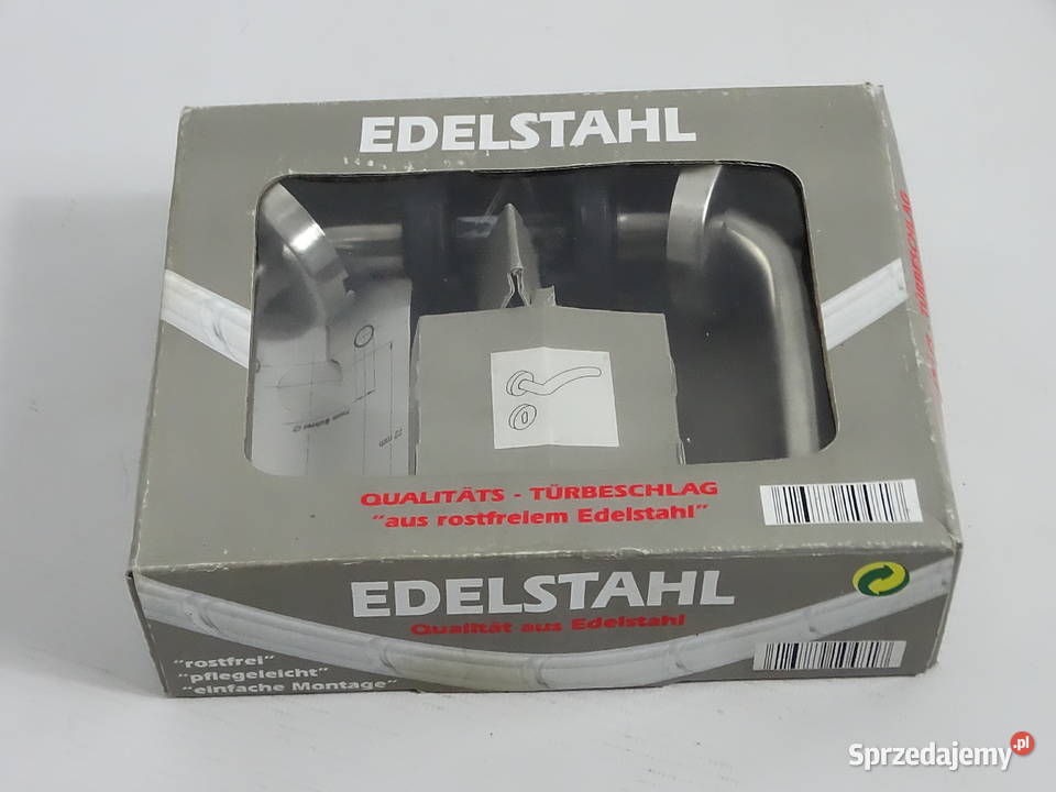 Zestaw klamek ze stali nierdzewnej EDELSTAHL Biłgoraj sprzedam
