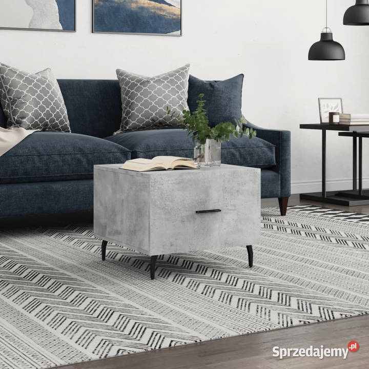 Stolik kawowy szarość betonu 50x50x40 WM829436 Warszawa