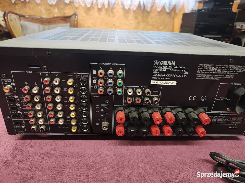 YAMAHA RXV640RDS AMPLITUNER 61 DTS Amplitunery Łosice