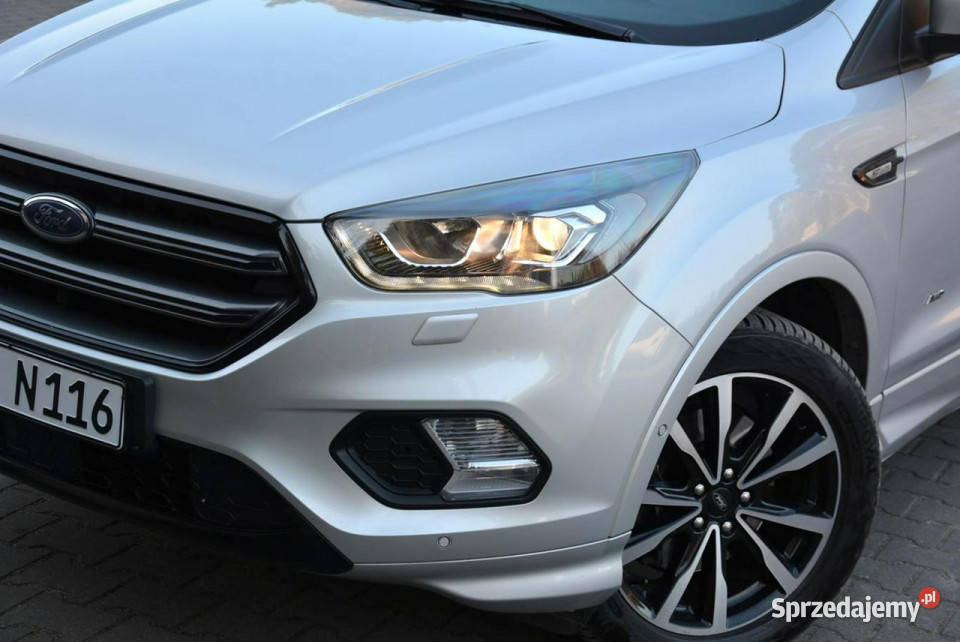 Ford Kuga STLine Skóry 4X4 CityStop Xenon Ledy autoalarm mazowieckie