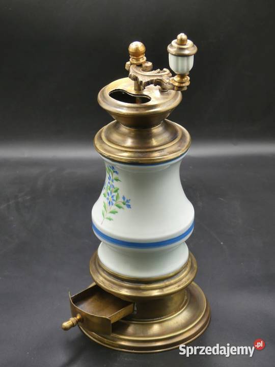 Duży niespotykany młynek do kawy sygnowany Poznań