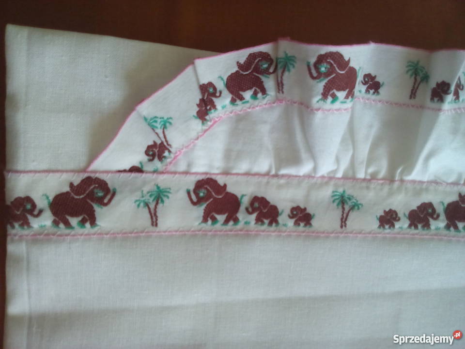 Ozdobne poszewki na jaśki powłoczki z falbankami Częstochowa sprzedam