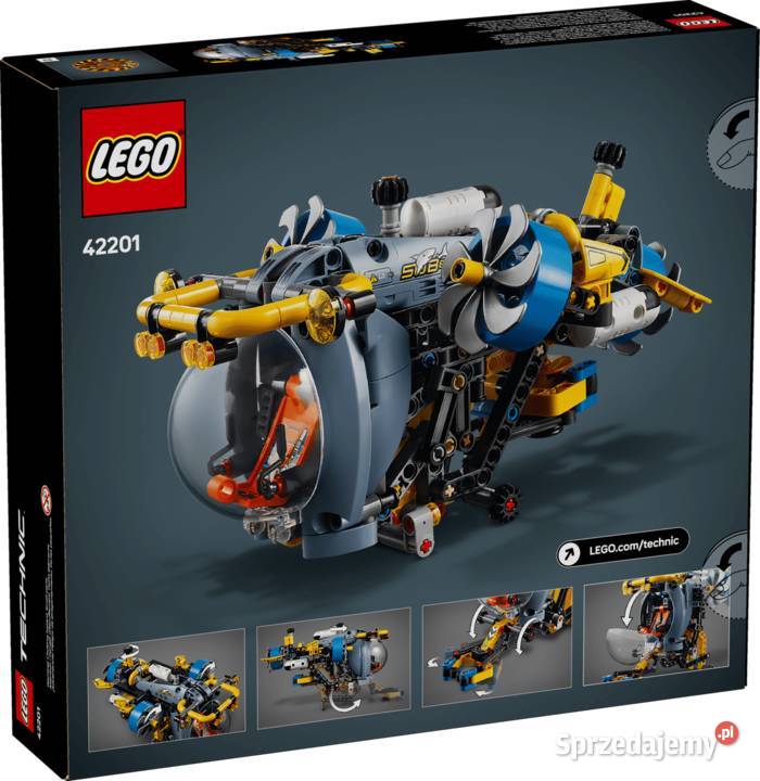 LEGO TECHNIC 42201 badawcza łódź podwodna NOWA Ełk sprzedam