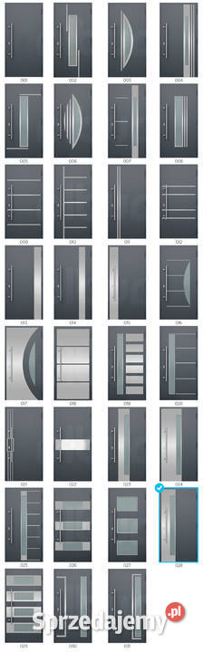 Drzwi Wiśniowski NOVA NIEBIESKIE Z PRZESZKLENIEM pomorskie Straszyn