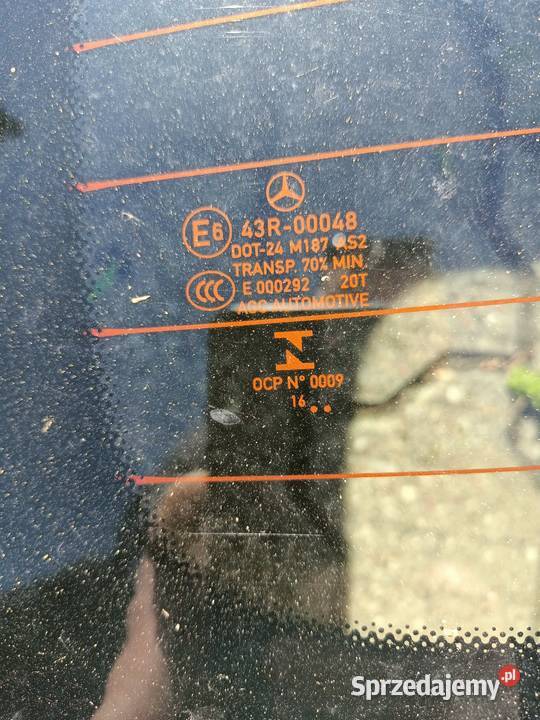 Tylna szyba Mercedes B klasa w246 Rok produkcji 2017 Konin