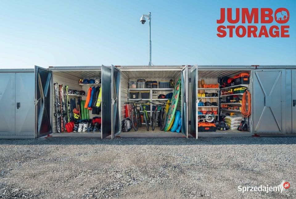 3m2 Garaż magazyn komórka schowek Jumbo Storage Wrocław