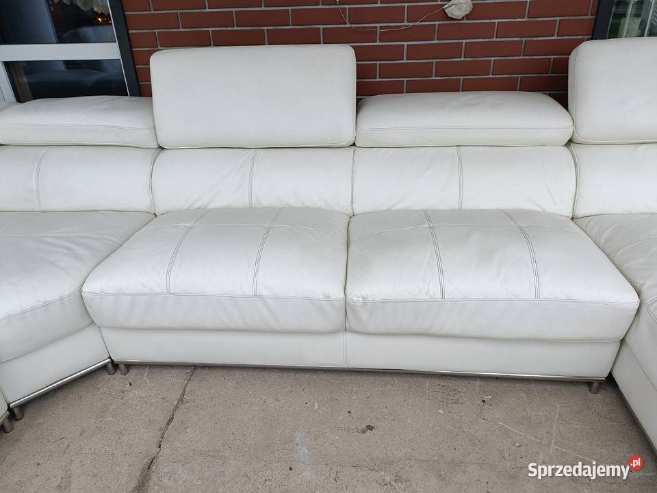 Sprzedam narożnik w kształcie litery U ze skóry Konin