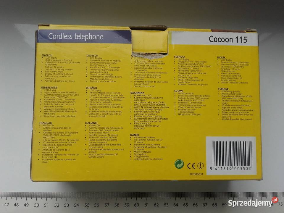 Telefon stacjonarny bezprzewodowy TopCon Cocoon Bydgoszcz
