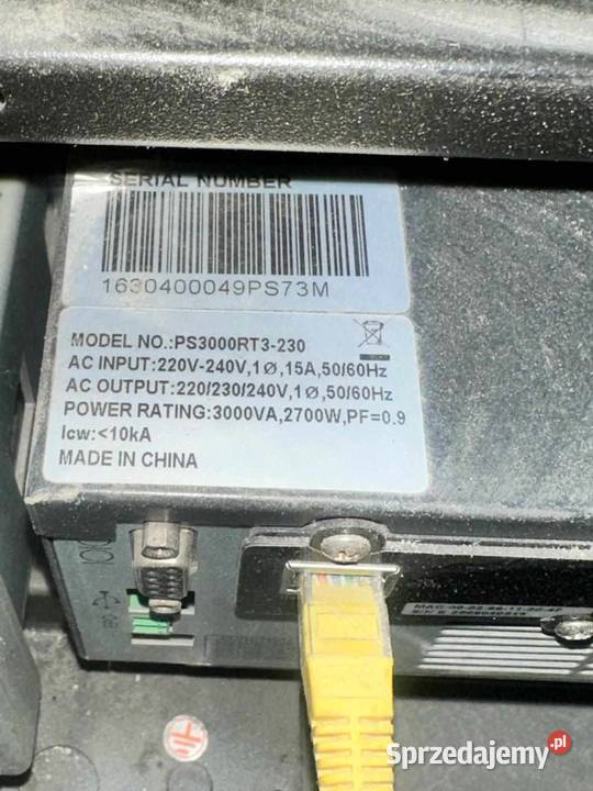 UPS szafa rakowa komplet Nowy Sącz