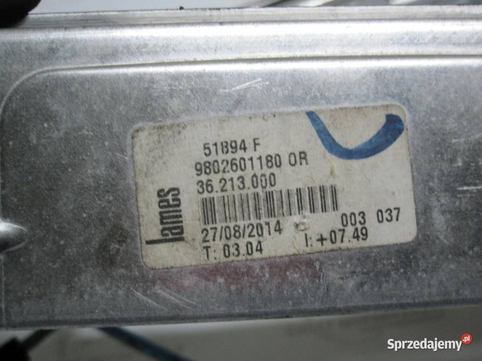 CITROEN C3 PICASSO LIFT 14r podnośnik szyby