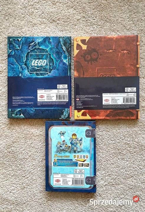 Nexo Knights 3 książki Nowe twarda Łódź