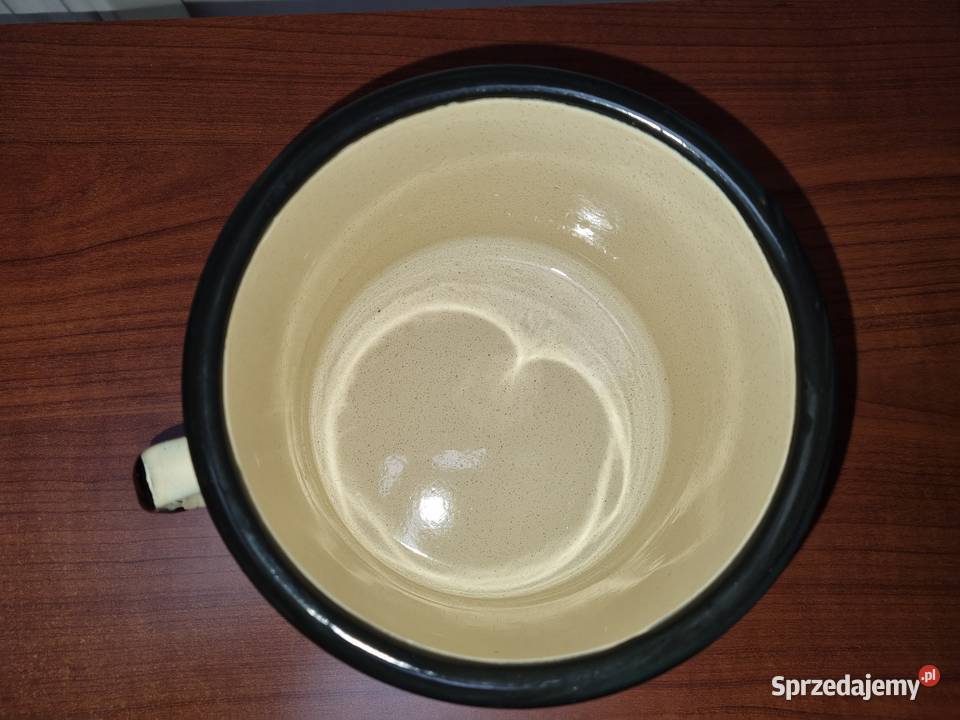 Garnek emaliowany 18 litry nowy PRL Lublin