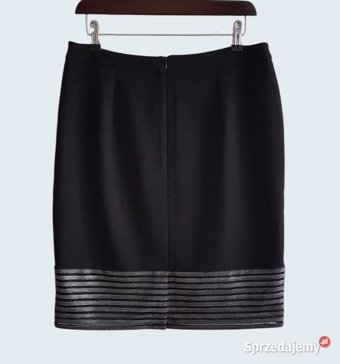 Damska spódnica klasyczna ołówkowa czarna Moda i Styl