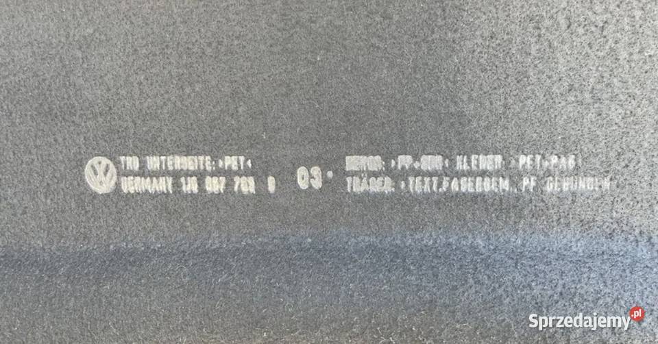 Półka tylna bagażnika VW golf IV śląskie Chorzów