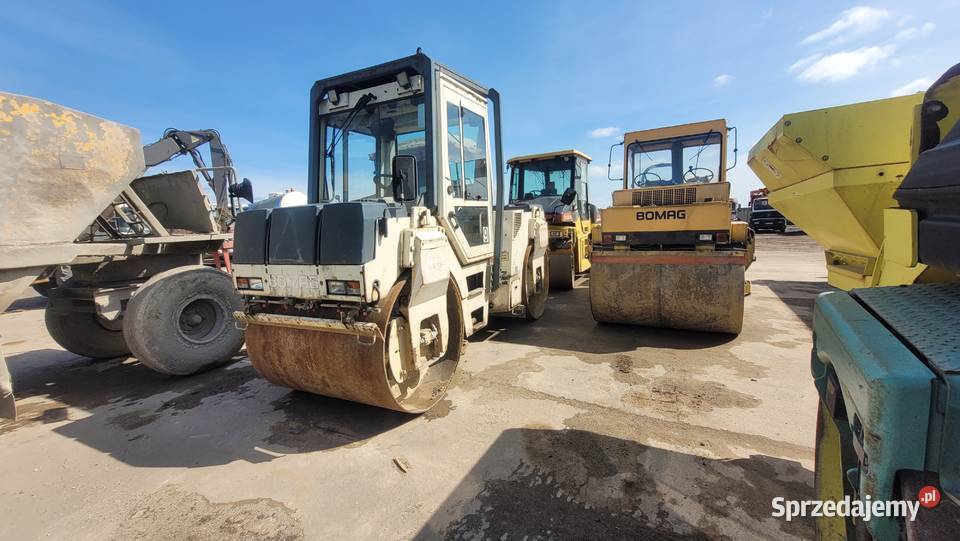 Bomag BW144AD2 biały walec drogowy do masy
