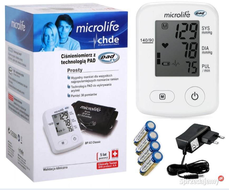 Ciśnieniomierz microlife bp a2 zasilacz baterie Kraków
