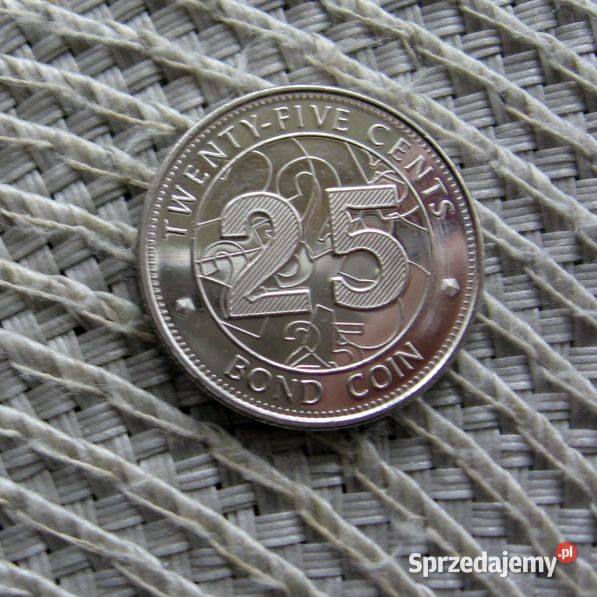 Zimbabwe 25 Cent 2014r Ładna wielkopolskie Kalisz