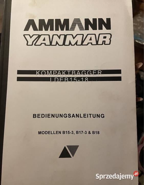 Instrukcja obsługi YANMAR B153 B173 B18 Biczyce Górne