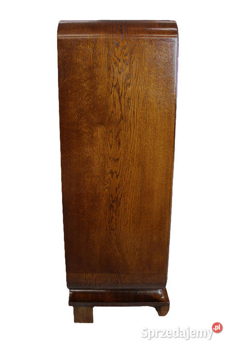 Niska biblioteka art deco w orzechu renowacji Bydgoszcz sprzedam