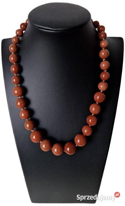 PIASEK PUSTYNI NASZYJNIK GOLD FUSS ETNICZNE śląskie Częstochowa