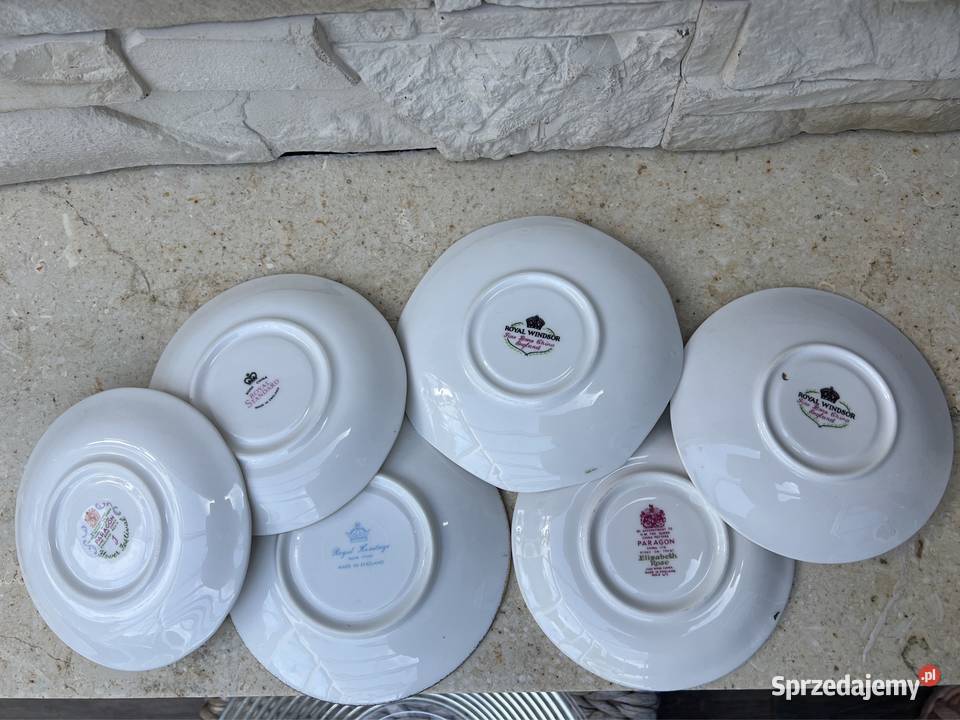 Stara porcelana angielska filiżanka sygnowana Porcelana i szkło Bystrzyca Kłodzka sprzedam