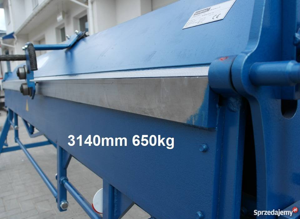 Zaginarka giętarka dekarska ZGR 3140mm 1mm nowe kujawsko-pomorskie Bydgoszcz
