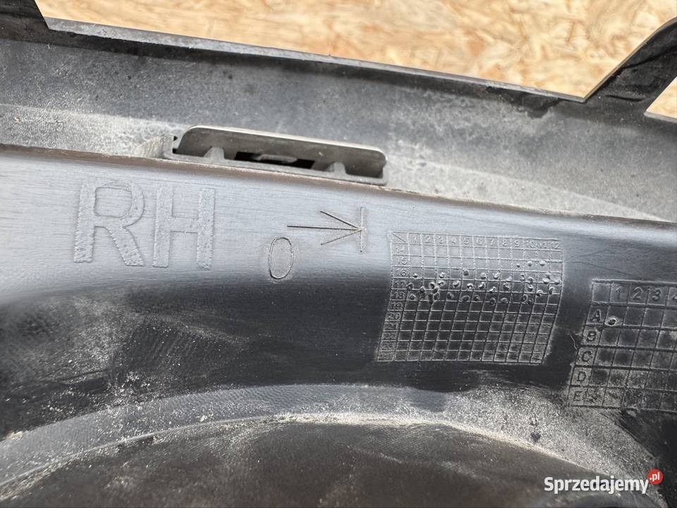 Kratka zderzaka przód prawa rh Renault Scenic IV wielkopolskie Sieraków