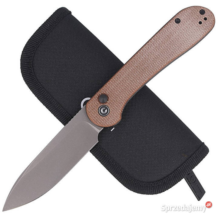 Nóż składany CIVIVI Button Lock Elementum Brown Warszawa sprzedam