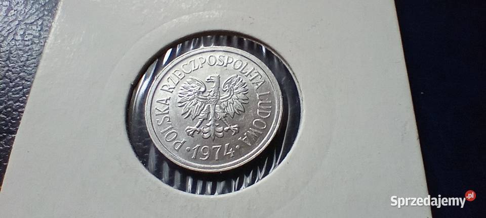 Stare monety 10 groszy 1974 Polska PRL mennicza podkarpackie