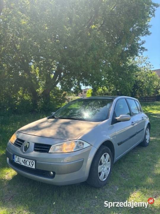 2003 Renault Megan 2 16 benzyna GAZ Klima 4 x el Włocławek