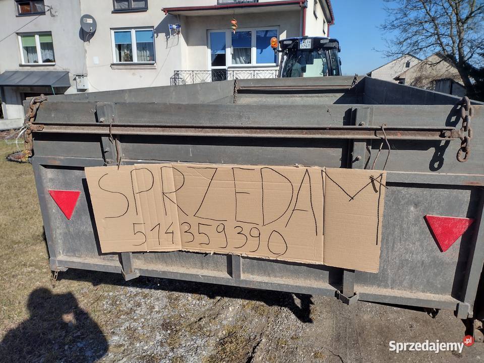 Sprzedam Rozrzutnik obornika przyczepe stan Lipsko