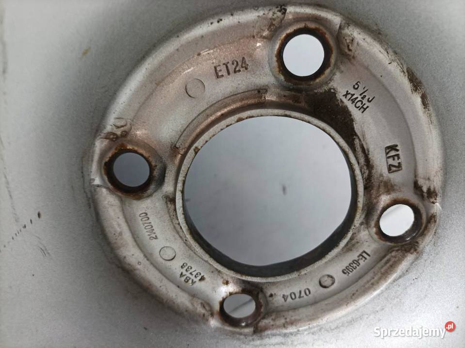 FELGA STALOWA R14 4X108 ET24 OC65MM 55JX14CH świętokrzyskie