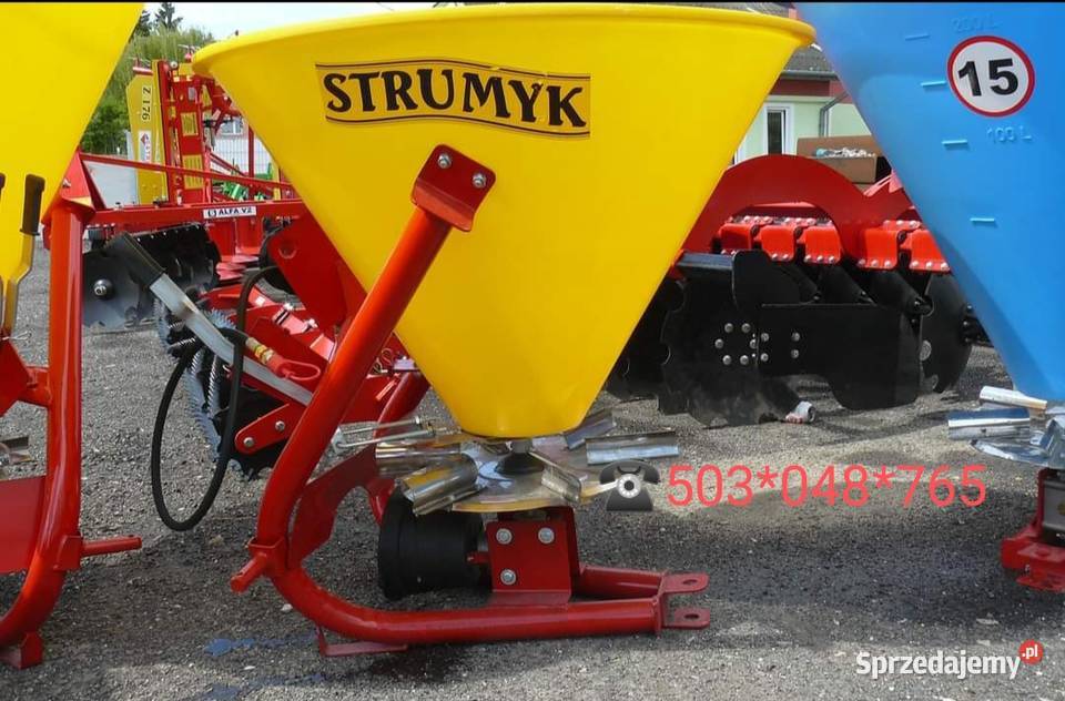 Rozsiewacz do nawozów lejek firmy STRUMYK nieuszkodzony Hajnówka