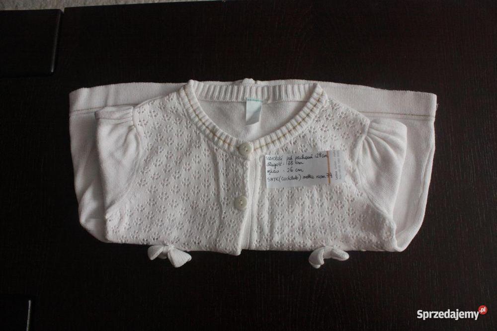 sweterek dziewczynki 74 biały Cool Club Rozmiar 74 dolnośląskie Oława sprzedam