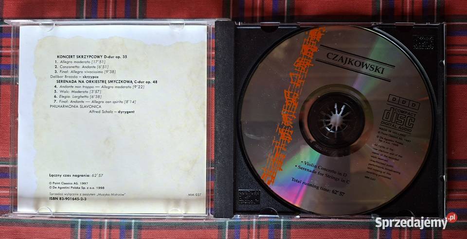 Muzyka mistrzów Czajkowski Magia smyczków CD Kraków sprzedam