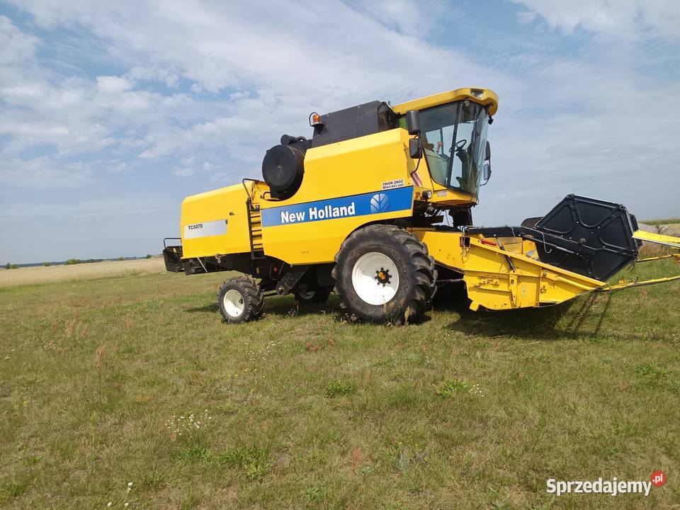 Kombajn zbożowy holland tc 5070 Wózek do header'a Łódź
