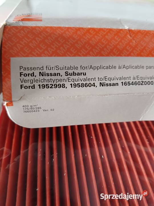 MAHLE LX 307 Filtr powietrza Knecht Łódź