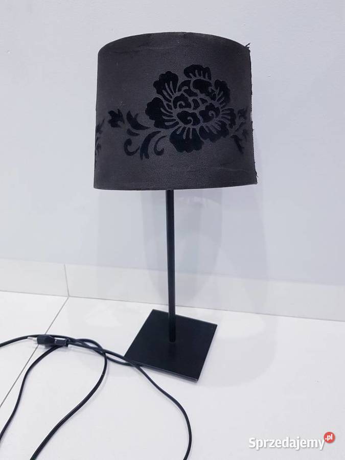 Stara dekoracyjna lampa z abażurowym defektem Dąbrowa Górnicza