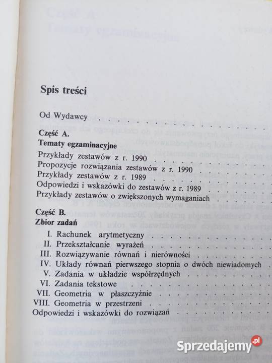 zdać egzamin do szkoły średniej z matematyki Warszawa