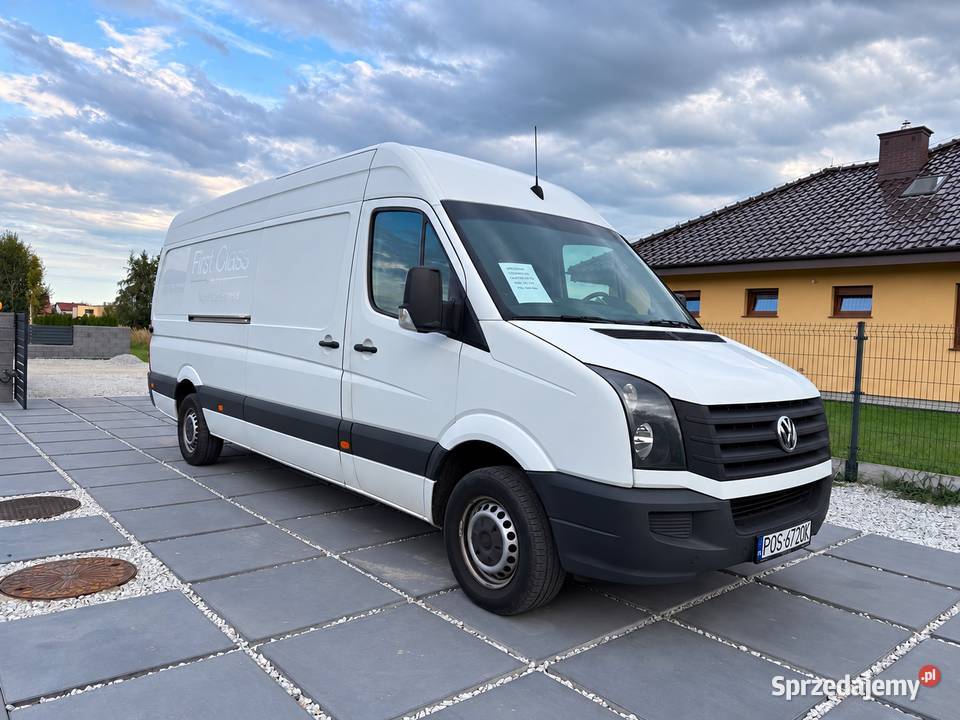 Volkswagen Crafter 20 TDI 140 MAXI 2016 r Rok produkcji 2016 Samochody dostawcze Ostrów Wielkopolski