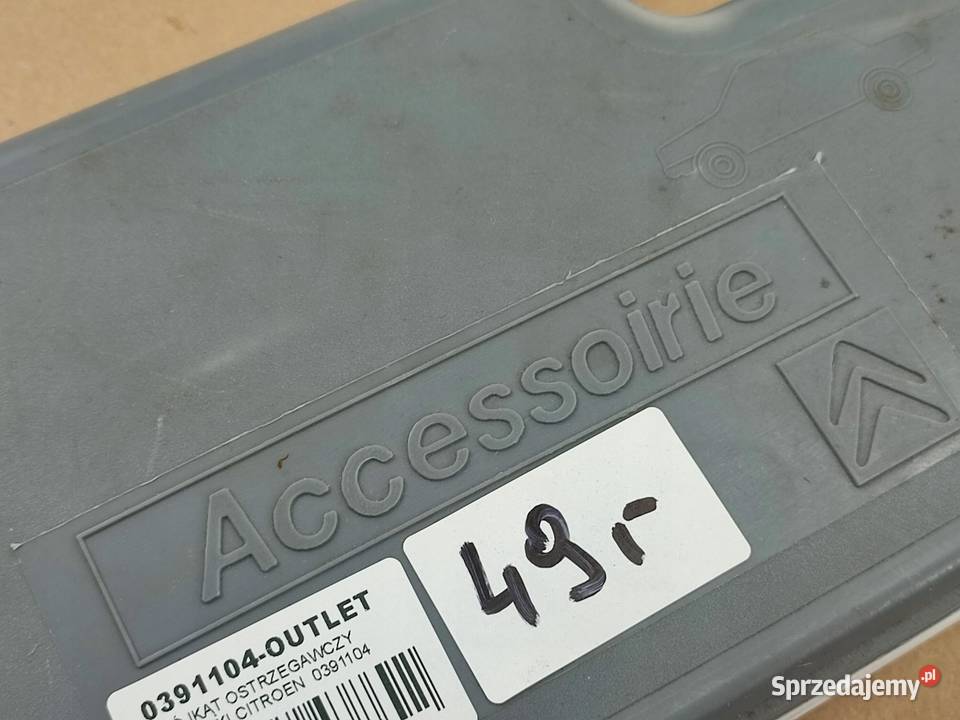 TRÓJKĄT OSTRZEGAWCZY ŻARÓWKI CITROEN 0391104