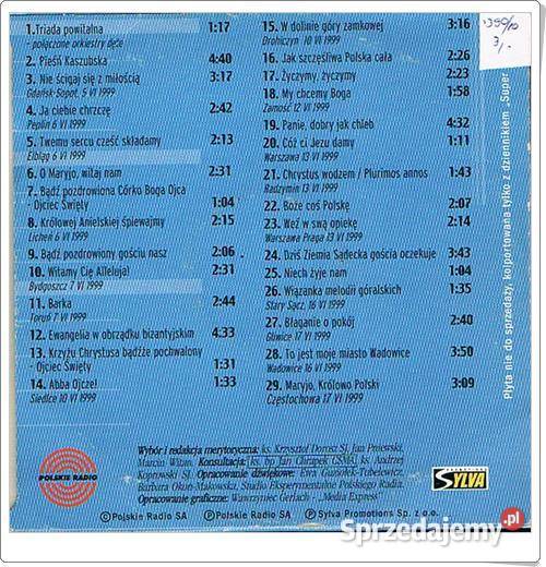 PAPIEŻ NADZIEI Pielgrzymki Jana Pawła II pieśni