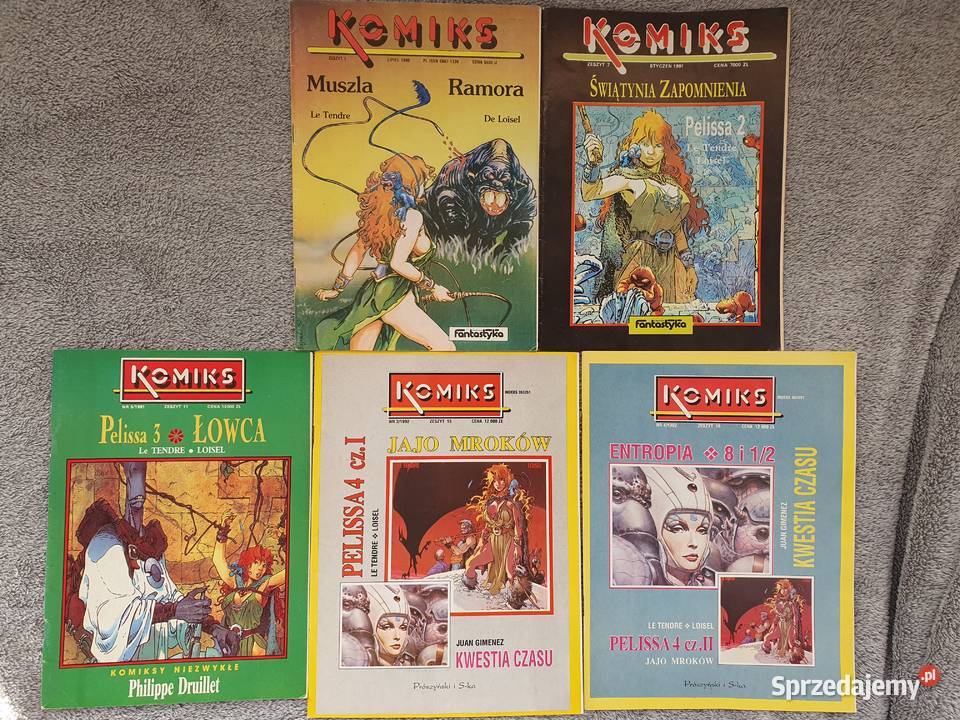 Pelissa komplet 5 albumów pierwsze wydanie 1990 Gdynia