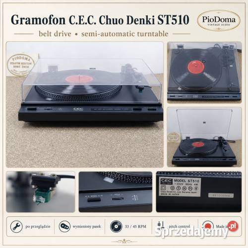 Gramofon CEC Chuo Denki ST 510 japoński