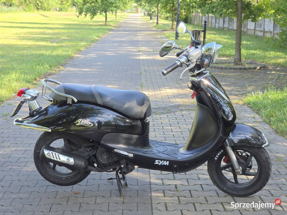 SYM Allo 50 ccm 4t retro style szeroka czarny